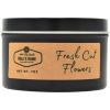 Nika's Home Fresh Cut Flowers 7oz Black Tin Soy Candle - Strong Scented and Long Lasting