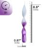 FCMSHAMD 8.8 inch Purple Candles Sticks -Dripless Taper(2 Pack)