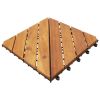 Decking Tiles 10 pcs 11.8"x11.8" Solid Acacia Wood