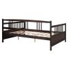 Full Size Daybed with Support Legs, Espresso