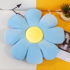 Bed and Breakfast Cushion Small Daisy Petal Cushion (Option: Blue-80cm)