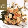 11pcs Bouquet Of DRIED Flowers ROSE Roses Bouquet Of Natural Air Dried Nordic Wind Wedding Home Decoration Valentine Day Gift