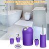 Bathroom Accessories Set 6 Pcs Bathroom Set Ensemble Complete Soap Dispenser Toothbrush Holder